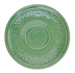 ceramic  plate on white background