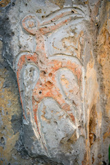 Felszeichnung Vogelmann (Osterinsel, Rapa Nui)