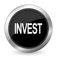 invest black icon