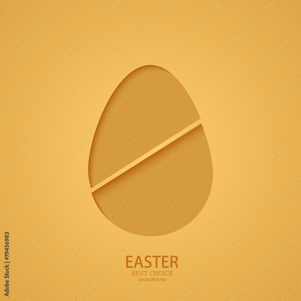 Wall mural vector modern easter element design.