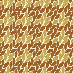 Season leaves seamless pattern