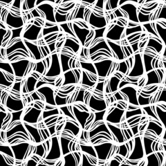 Seamless vector hand drawn abstract pattern