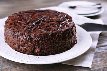Delicious chocolate cake