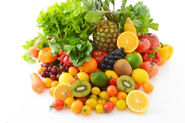 新鮮な野菜と果物