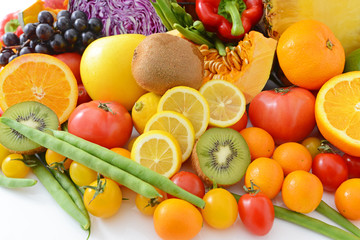 新鮮な野菜と果物