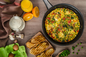 Vegetarian frittata