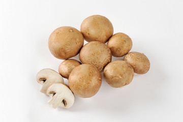 Roman brown mushrooms