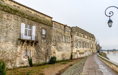 North facade of Reattu Museum in Arles, France