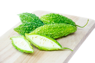 Momordica charantia, Bitter melon,Bitter Gourd, Carilla Fruit, B