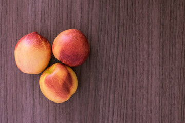Three peaches