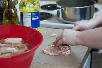 Preparing Chicken