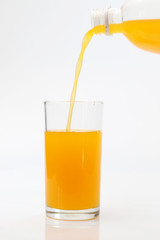 Orange Juice isolated on white