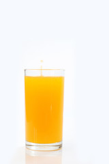 Orange Juice isolated on white