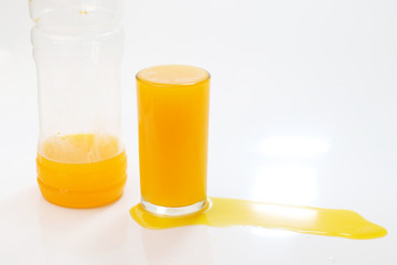 Orange Juice isolated on white