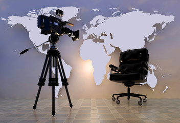 Interior studio.