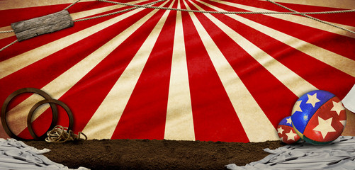 circus illustration abstract background 
