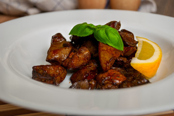 Grilled livers