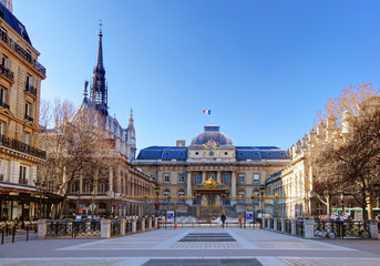 Naklejka premium The Palais de Justice (Palace of Justice), Paris.