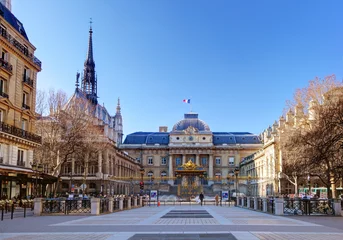 Foto op Plexiglas The Palais de Justice (Palace of Justice), Paris. © TTstudio