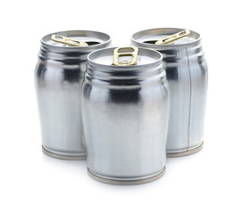 can isolated on white background