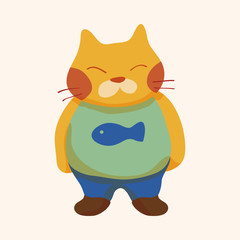 cat theme elements vector,eps