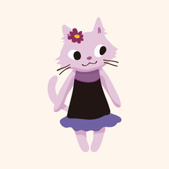 cat theme elements vector,eps