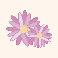 flower theme elements vector,eps