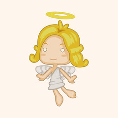 angel theme elements vector,eps
