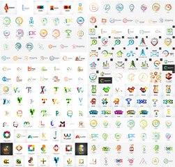 Fototapeta premium Logo mega collection