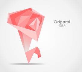 Fototapeta premium Paper rose