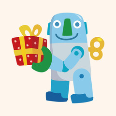 robot theme elements