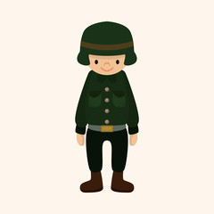 policeman theme elements vector,eps