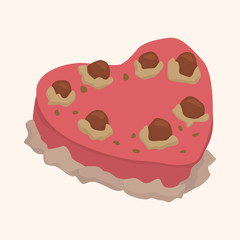 decorating cake theme elements vector,eps10