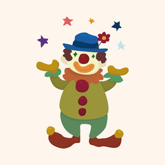 clowns theme elements vector,eps