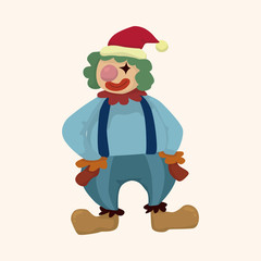 clowns theme elements vector,eps
