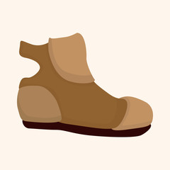 shoe style theme elements vector,eps