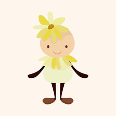 flower elf theme elements vector,eps