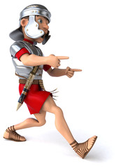 Fototapeta na wymiar Roman legionary soldier.