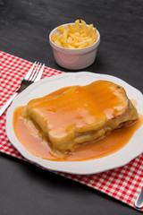Francesinha and french fries