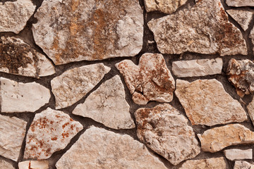 Obraz premium Wall exposed to atmospheric corrosion