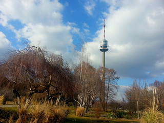 Obraz premium donaupark im winter