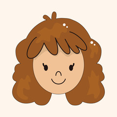 face chatacter theme elements vector,eps