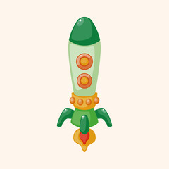 spaceship theme elements vector,eps