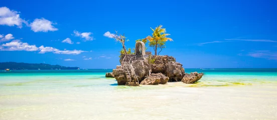 Abwaschbare Fototapete Insel Willys Felsen auf der Insel Boracay, Philippinen