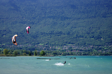 lac du bourget - kite surf