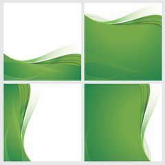 abstract green background template illustration 2