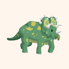 dinosaur theme elements vector,eps