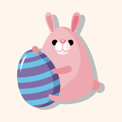 easter rabbit theme element vector,eps