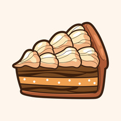 decorating cake theme elements vector,eps10