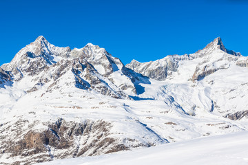 Alps on Switzerland-Italy border